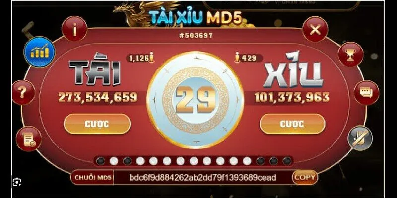 Luật chơi tài xỉu MD5